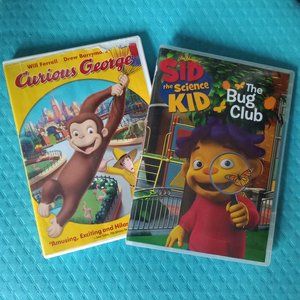 Sid the Science Kid/Curious George/2 DVDs